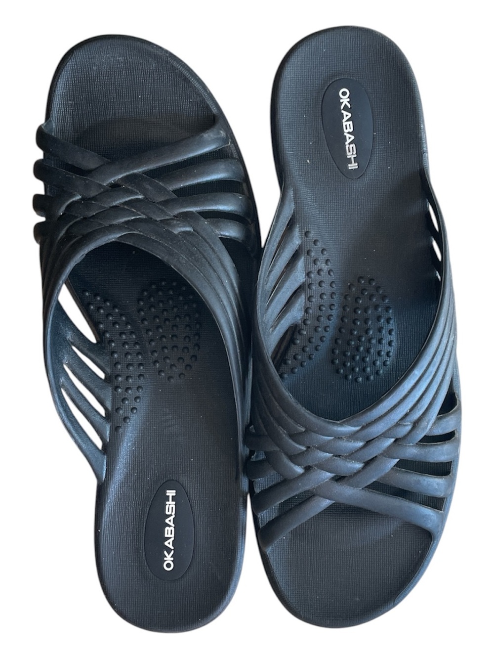 Okabashi Venice black slides
